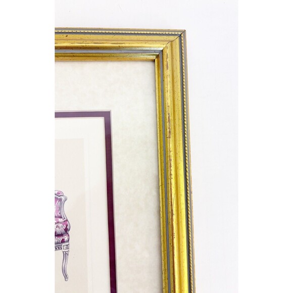 Framed Print of Empire Style 18th Century Chair - Picture 5 of 9